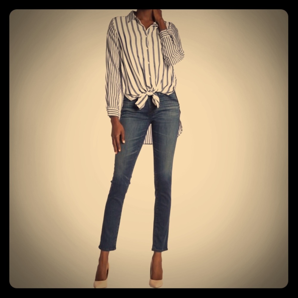 AG Women's Prima Mid-Rise Cigarette Jeans